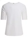 Herno T-shirt With Side Slits Button Details