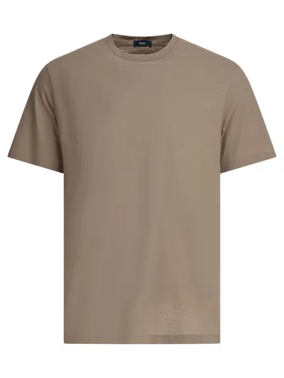 Herno T-shirts In Brown