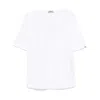 Herno Round Neck T-shirt With Snap Button Details