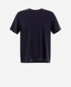 Herno Men Resort T-shirt In Cotton And Light Stretch Nylon In Blue