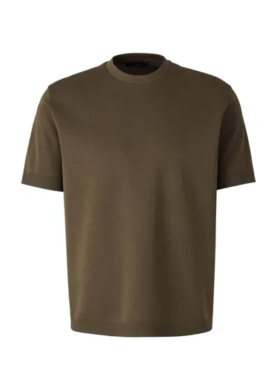 HERNO HERNO T SHIRTS AND POLOS GREEN