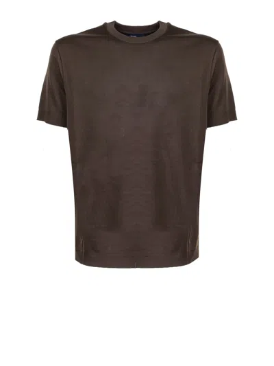 Herno T-shirts And Polos Green In Brown