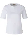 Herno Structured Short-sleeve Top In White