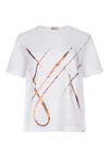 Herno White Cotton Blend T-shirts And Polos In White