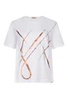 Herno White Cotton Blend T-shirts And Polos In White