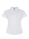 Herno Collared Neck Short Sleeves Side Slits In Gray