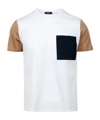 Herno T-shirt With Pocket Clothing In White