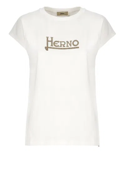 HERNO HERNO T-SHIRTS AND POLOS WHITE