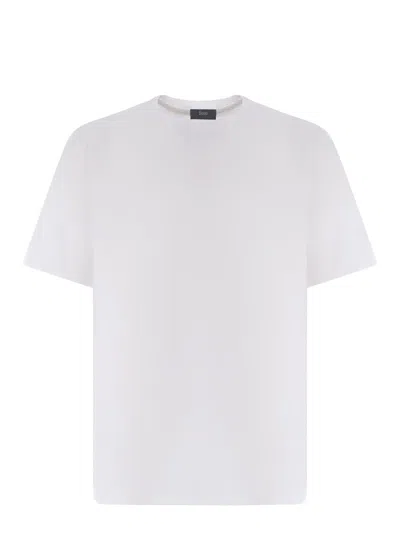 HERNO HERNO  T-SHIRTS AND POLOS WHITE