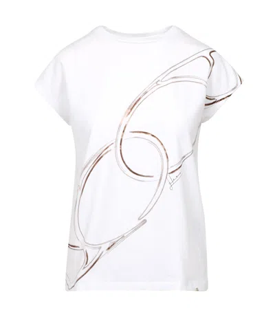 Herno T Shirts And Polos White+beige In Multi