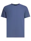 Herno Crew Neck Short Sleeves T-shirt In Blue