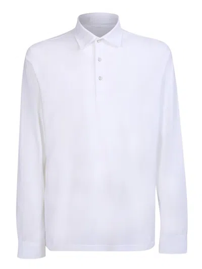 Herno Cotton Polo By  In White