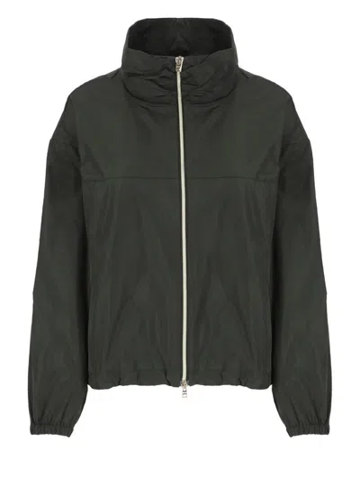 Herno Long-sleeved Casual Jacket In Black