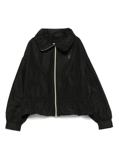 Herno Kids' Taffeta Jacket In Black