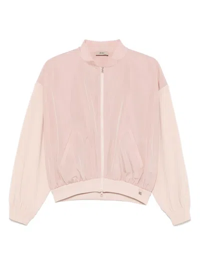 Herno Taffeta Jacket In Pink