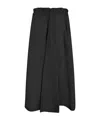 Herno Flared Midi Skirt With Elasticated Waistband