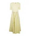 Herno Dress In Glam Knit Effect And Techno Taffeta