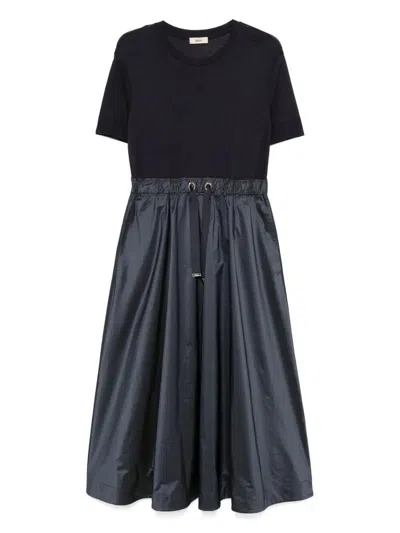 HERNO HERNO TAFFETA SKIRT MIDI DRESS CLOTHING