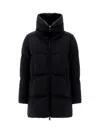 Herno Tailored Black Short Jacket In Black