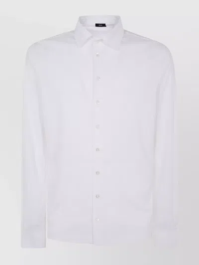 HERNO TAILORED BUTTON-DOWN COLLAR SHIRT