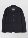 Herno Tailored Jacket Front Pockets Notched Lapel In Black