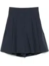 Herno Tailored Shorts In Blue