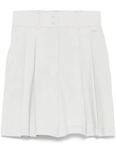 Herno Tailored Shorts In Grey