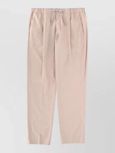 Herno Tailored Trousers Featuring Side And Back Pockets In Pink