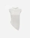 Herno Tank Top In Matt Viscose In Cream