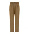 Herno Light Nylon Stretch Trousers In Green