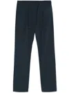 Herno Elastane Stretch Joggers In Blue