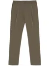 Herno Tapered Trousers In Green