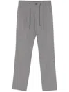 Herno Tapered Trousers In Grey