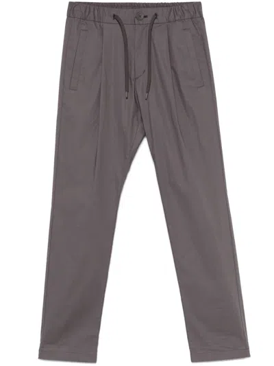 Herno Tapered Trousers In Grey