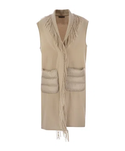 HERNO TASSEL VEST