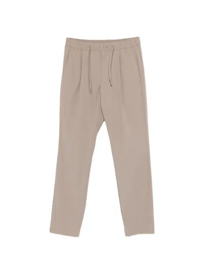 Herno Taupe Polyamide Pants In Neutral