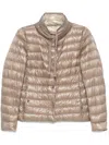Herno Women's Nylon Down Jacket In Taupe