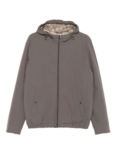 HERNO TAUPE SOLID JACKET