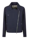 Herno Tech Fabric Jacket In Blue