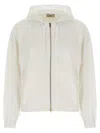 Herno Tech Hoodie Sweatshirt White