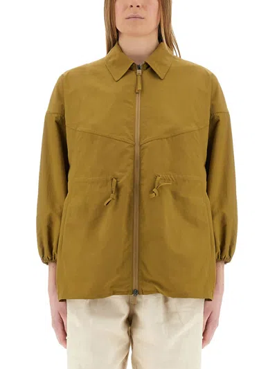 Herno Tech Poplin Jacket In Neutral