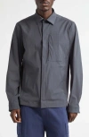 Herno Tech Shirt Jacket In Gray