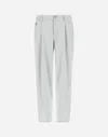 Herno Tech Stretch Woven Trousers In Ice