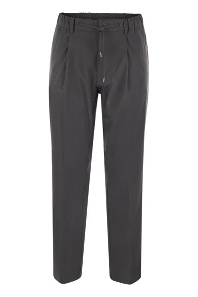 HERNO HERNO TECH WOOL TROUSERS
