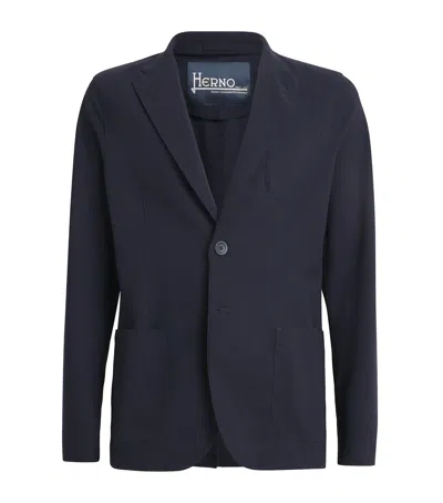 Herno Technical Blazer In Blue