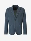 Herno Single-breasted Tailored Blazer In Faded Effect