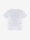 Herno T-shirt In Chic Cotton Jersey And New Techno Taffeta In White