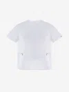 Herno T-shirt In Chic Cotton Jersey And New Techno Taffeta In White