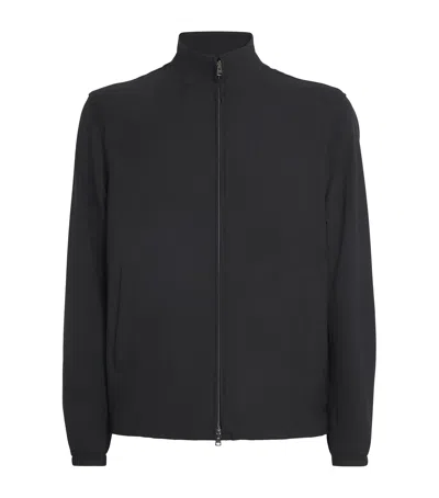 Herno Technical Bomber Jacket In Black