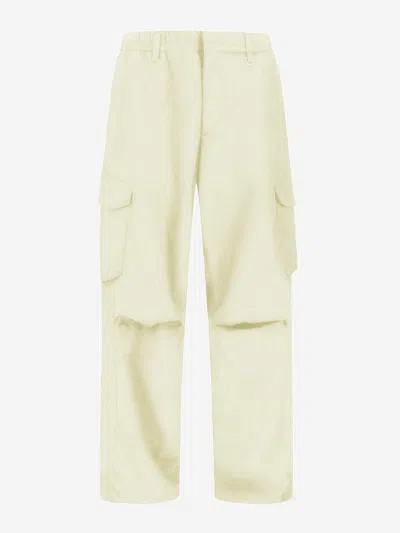 Herno Technical Cargo Pants In Yellow